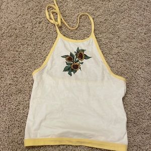 American Eagle sunflower tank